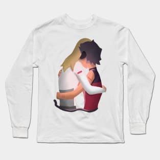 Catradora hug ( She Ra and the Princesses of Power ) Long Sleeve T-Shirt